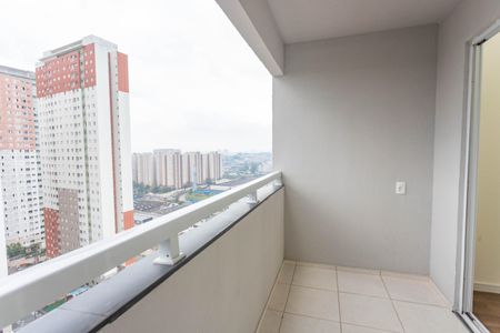 Varanda da sala de apartamento para alugar com 2 quartos, 45m² em Jardim Canhema, Diadema