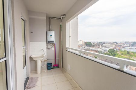 Varanda da sala de apartamento para alugar com 2 quartos, 45m² em Jardim Canhema, Diadema
