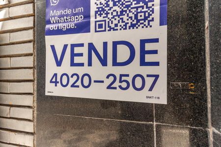 Studio à venda com 44m², 1 quarto e sem vagaFachada - Plaquinha