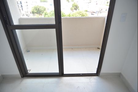 Varanda da Sala de apartamento à venda com 2 quartos, 56m² em Parque das Nações, Santo André