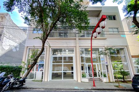 Studio para alugar com 35m², 1 quarto e sem vaga Studio para alugar com 35m², 1 quarto e sem vagaFachada - Plaquinha