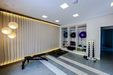 Studio para alugar com 35m², 1 quarto e sem vaga Studio para alugar com 35m², 1 quarto e sem vagaÁrea comum - Academia