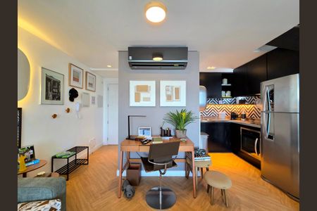 Apartamento para alugar com 67m², 1 quarto e 2 vagasSala