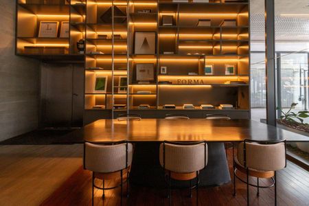 Apartamento para alugar com 67m², 1 quarto e 2 vagasHall social