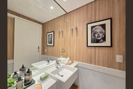 Lavabo de apartamento para alugar com 1 quarto, 67m² em Itaim Bibi, São Paulo