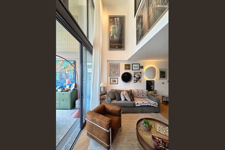 Sala de apartamento para alugar com 1 quarto, 67m² em Itaim Bibi, São Paulo