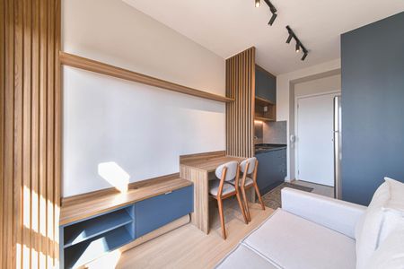 Sala de apartamento para alugar com 1 quarto, 28m² em Mirandópolis, São Paulo