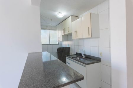 Cozinha de apartamento para alugar com 2 quartos, 41m² em Loteamento Parque São Martinho, Campinas