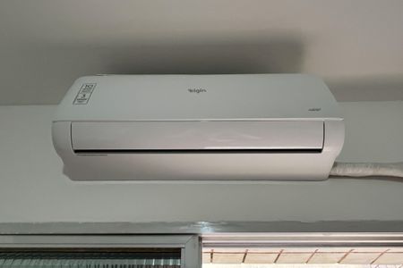 Ar condicionado do Quarto de apartamento para alugar com 1 quarto, 40m² em Ponta da Praia, Santos