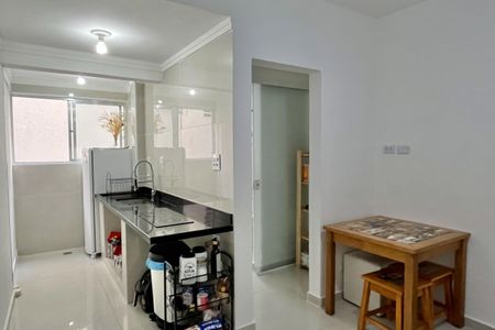 Sala de apartamento para alugar com 1 quarto, 40m² em Ponta da Praia, Santos