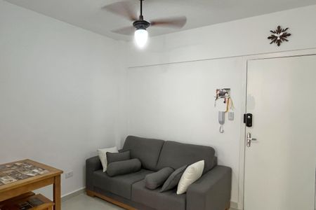 Sala de apartamento para alugar com 1 quarto, 40m² em Ponta da Praia, Santos