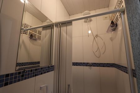 Casa de condomínio para alugar com 76m², 2 quartos e 1 vagaBanheiro de baixo