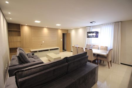 Sala de apartamento à venda com 3 quartos, 93m² em Inconfidentes, Contagem