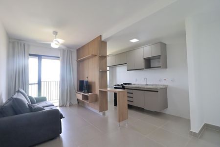 Sala de apartamento para alugar com 1 quarto, 45m² em Bonfim Paulista, Ribeirão Preto