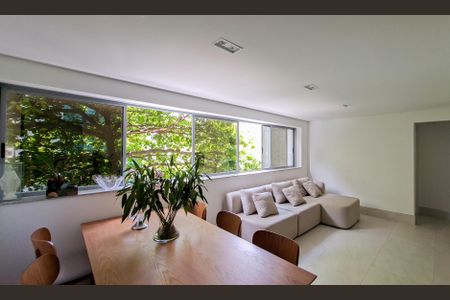 Sala de apartamento para alugar com 3 quartos, 92m² em Lourdes, Belo Horizonte