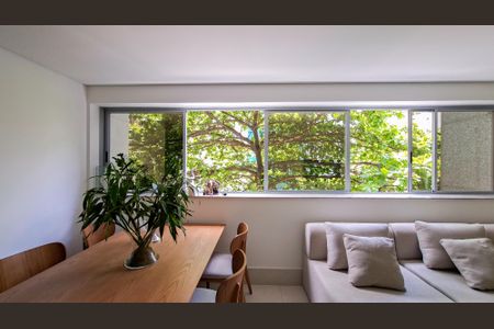 Sala de apartamento para alugar com 3 quartos, 92m² em Lourdes, Belo Horizonte