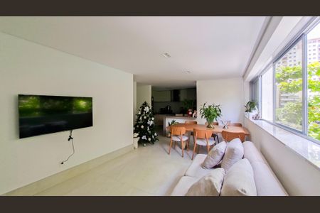 Sala de apartamento para alugar com 3 quartos, 92m² em Lourdes, Belo Horizonte