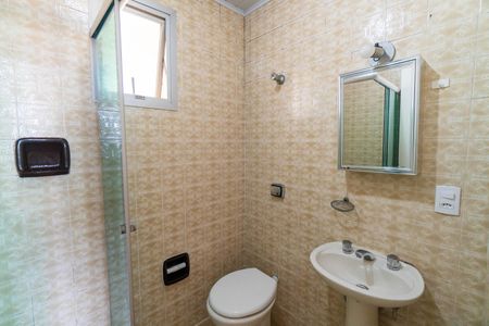 Banheiro da Suíte de apartamento à venda com 1 quarto, 32m² em Vila Clementino, São Paulo