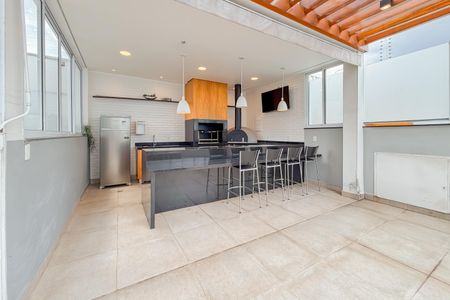 Apartamento à venda com 124m², 3 quartos e 2 vagasChurrasqueira