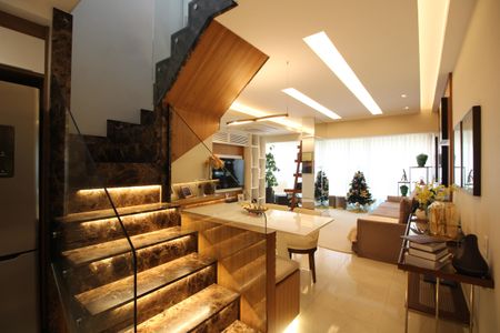 Sala de apartamento à venda com 3 quartos, 173m² em Barra Olímpica, Rio de Janeiro