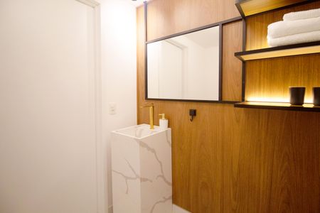 Studio à venda com 25m², 1 quarto e sem vagaBanheiro da Suíte