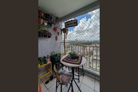 Varanda da Sala de apartamento à venda com 2 quartos, 52m² em Paulicéia, São Bernardo do Campo