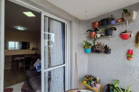 Varanda da Sala de apartamento à venda com 2 quartos, 52m² em Paulicéia, São Bernardo do Campo