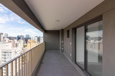 Studio para alugar com 42m², 1 quarto e sem vagaVaranda