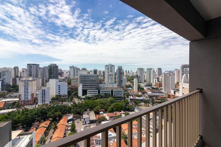 Varanda de kitnet/studio para alugar com 1 quarto, 42m² em Vila Nova Conceição, São Paulo