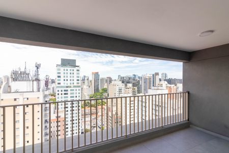 Varanda de kitnet/studio para alugar com 1 quarto, 42m² em Vila Nova Conceição, São Paulo