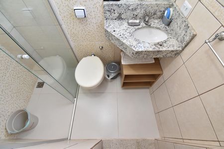 Banheiro do Studio de kitnet/studio para alugar com 1 quarto, 21m² em Centro, Curitiba
