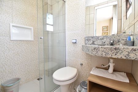 Studio para alugar com 21m², 1 quarto e sem vagaBanheiro do Studio