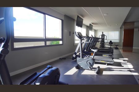 Área comum - Academia de kitnet/studio à venda com 1 quarto, 26m² em Passo D’areia, Porto Alegre