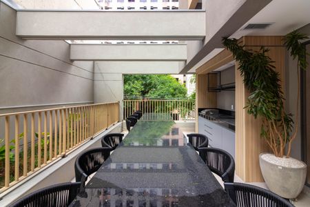 Studio para alugar com 42m², 1 quarto e sem vagaÁrea comum - Churrasqueira