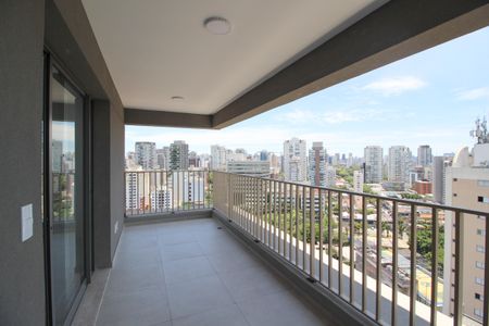 Varanda de kitnet/studio à venda com 1 quarto, 42m² em Vila Nova Conceição, São Paulo