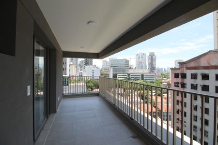 Varanda de kitnet/studio à venda com 1 quarto, 42m² em Vila Nova Conceição, São Paulo