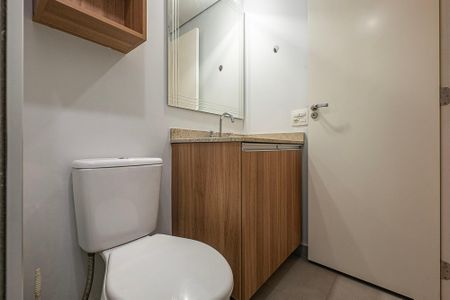 Studio para alugar com 25m², 1 quarto e sem vaga Studio para alugar com 25m², 1 quarto e sem vagaBanheiro