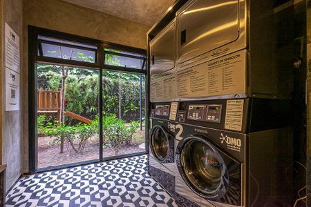 Studio para alugar com 25m², 1 quarto e sem vaga Studio para alugar com 25m², 1 quarto e sem vagaLavanderia