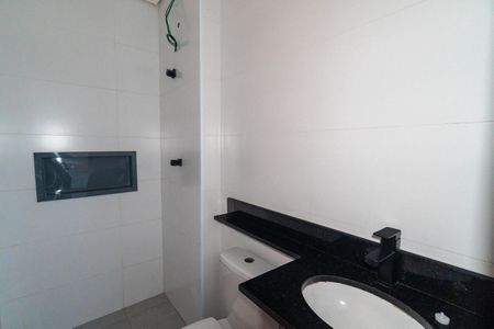 Banheiro de kitnet/studio à venda com 1 quarto, 29m² em Jardim Oriental, São Paulo