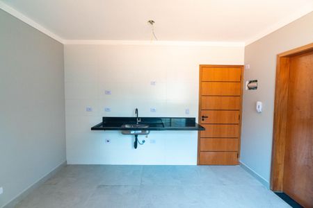 Sala/Cozinha de kitnet/studio à venda com 1 quarto, 28m² em Jardim Oriental, São Paulo