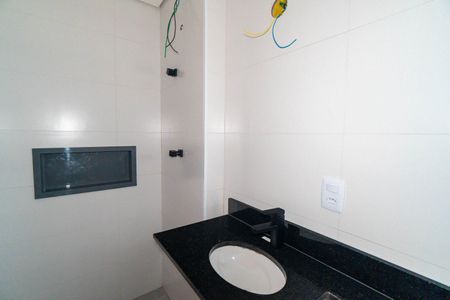 Banheiro de kitnet/studio à venda com 1 quarto, 28m² em Jardim Oriental, São Paulo