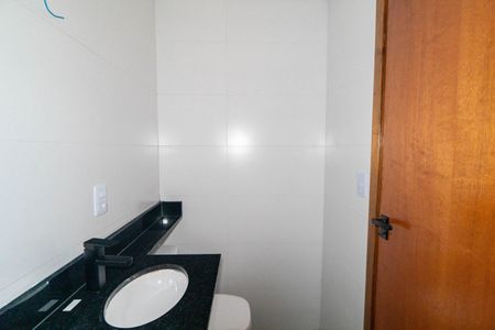 Banheiro de kitnet/studio à venda com 1 quarto, 28m² em Jardim Oriental, São Paulo