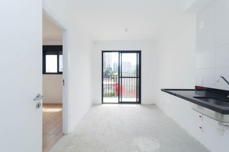 Sala/Cozinha de kitnet/studio à venda com 1 quarto, 27m² em Pinheiros, São Paulo