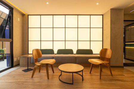 Studio para alugar com 27m², 1 quarto e sem vagaHall social