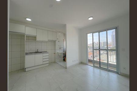 Sala/Cozinha de apartamento para alugar com 2 quartos, 38m² em Barra Funda, São Paulo