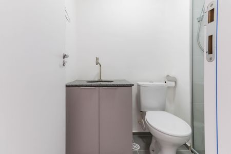 Banheiro de apartamento para alugar com 1 quarto, 27m² em Vila Sonia, São Paulo