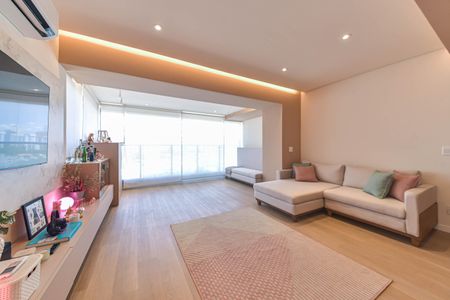 Sala de apartamento para alugar com 2 quartos, 74m² em Brooklin, São Paulo