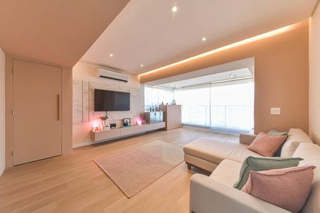 Sala de apartamento para alugar com 2 quartos, 74m² em Brooklin, São Paulo