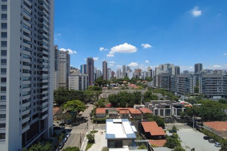 Sala - Vista de apartamento para alugar com 2 quartos, 74m² em Brooklin, São Paulo