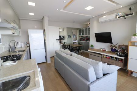 Sala de apartamento para alugar com 1 quarto, 41m² em Continental, Osasco